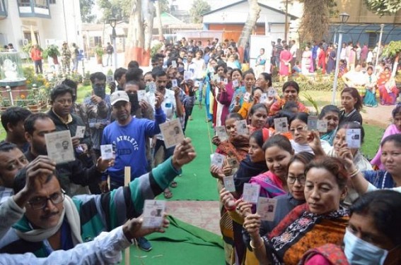 87.63% Voter Turnout in Tripura : State Recorded historical ‘Poll Spirit’ 87.63% Voter Turnout in Tripura : State Recorded historical ‘Poll Spirit’